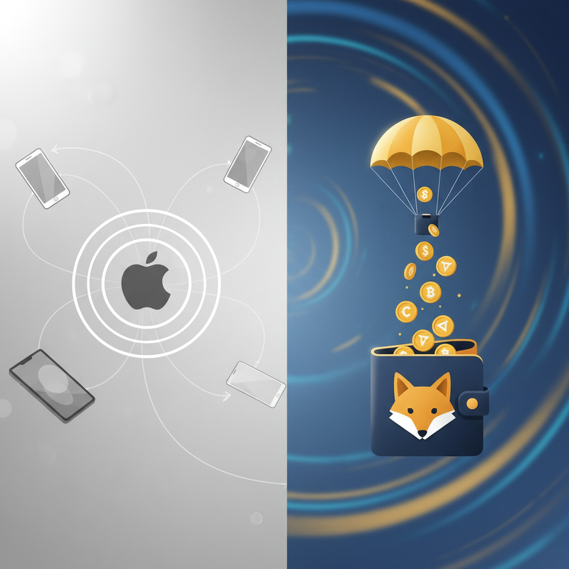 Airdrop Crypto là gì? Phân biệt rạch ròi với AirDrop của Apple