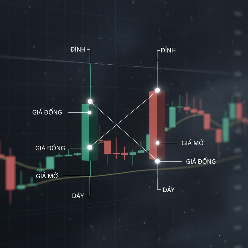 Cấu Trúc Và Cách Đọc Biểu Đồ Nến Nhật Forex