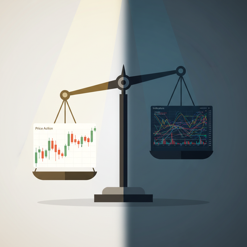 Price Action vs Indicator: Tại Sao Nên Giao Dịch 'Biểu Đồ Trống'?