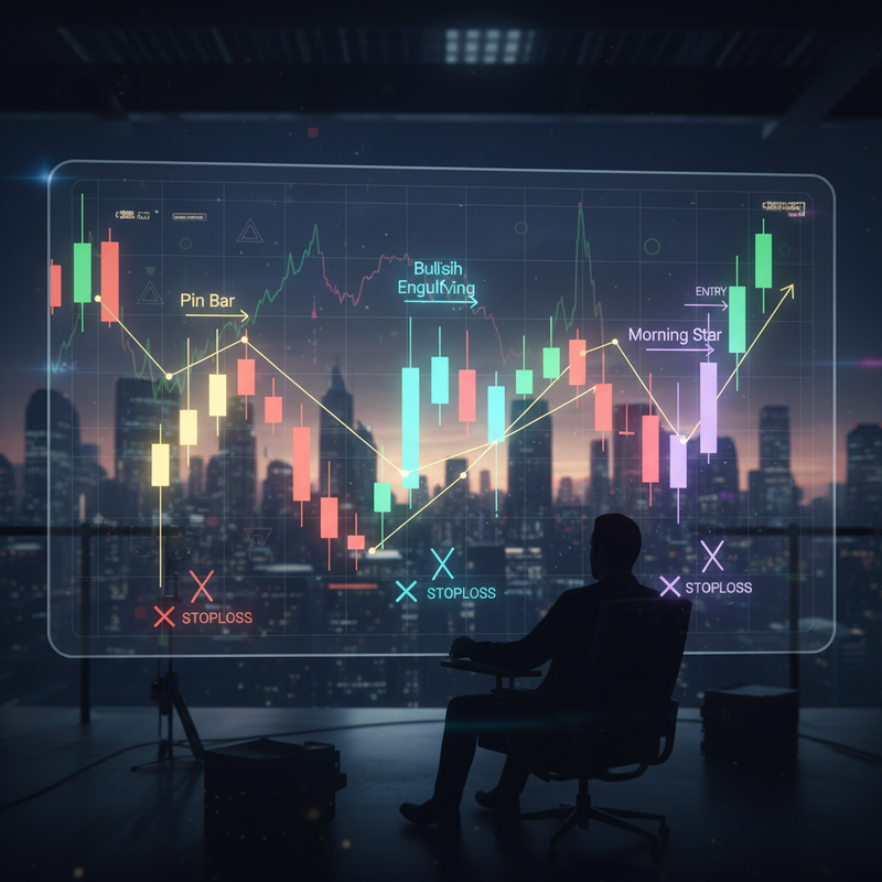 Bộ công cụ chỉ báo và Các mô hình nến đảo chiều trong Crypto kinh điển